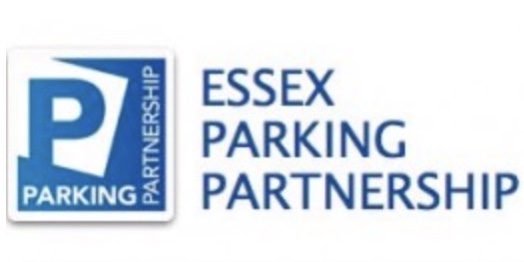 Blue NEPP logo with the text Essex Parking Partnership
