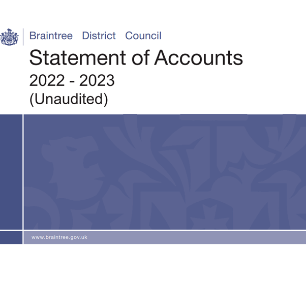 Decorative thumbnail image for draft statement of accounts 22/23 download