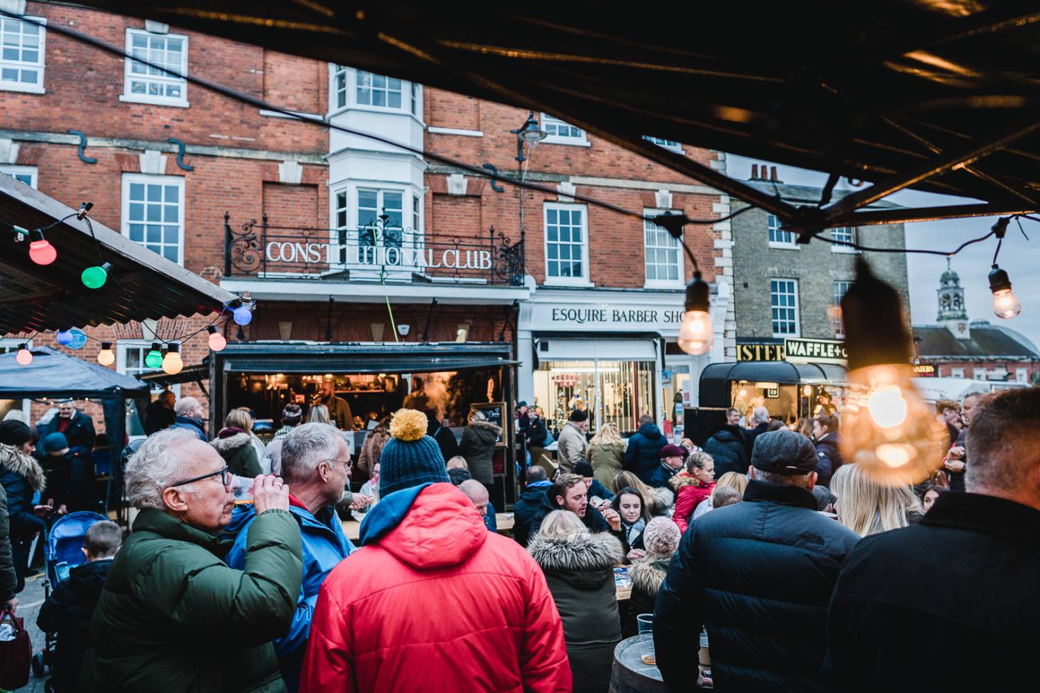 A photo of Braintree Street Market in 2019.