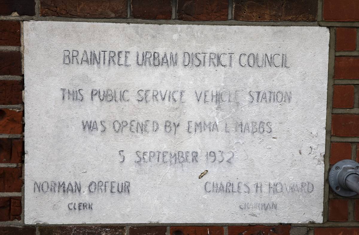 Braintree memorial stone