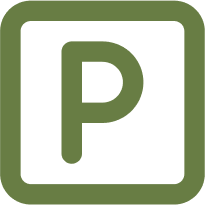 Green parking symbol