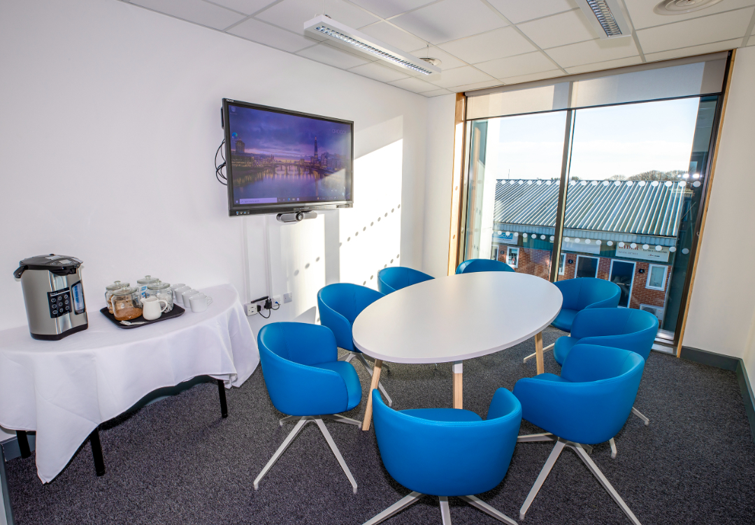 Small meeting room with no people