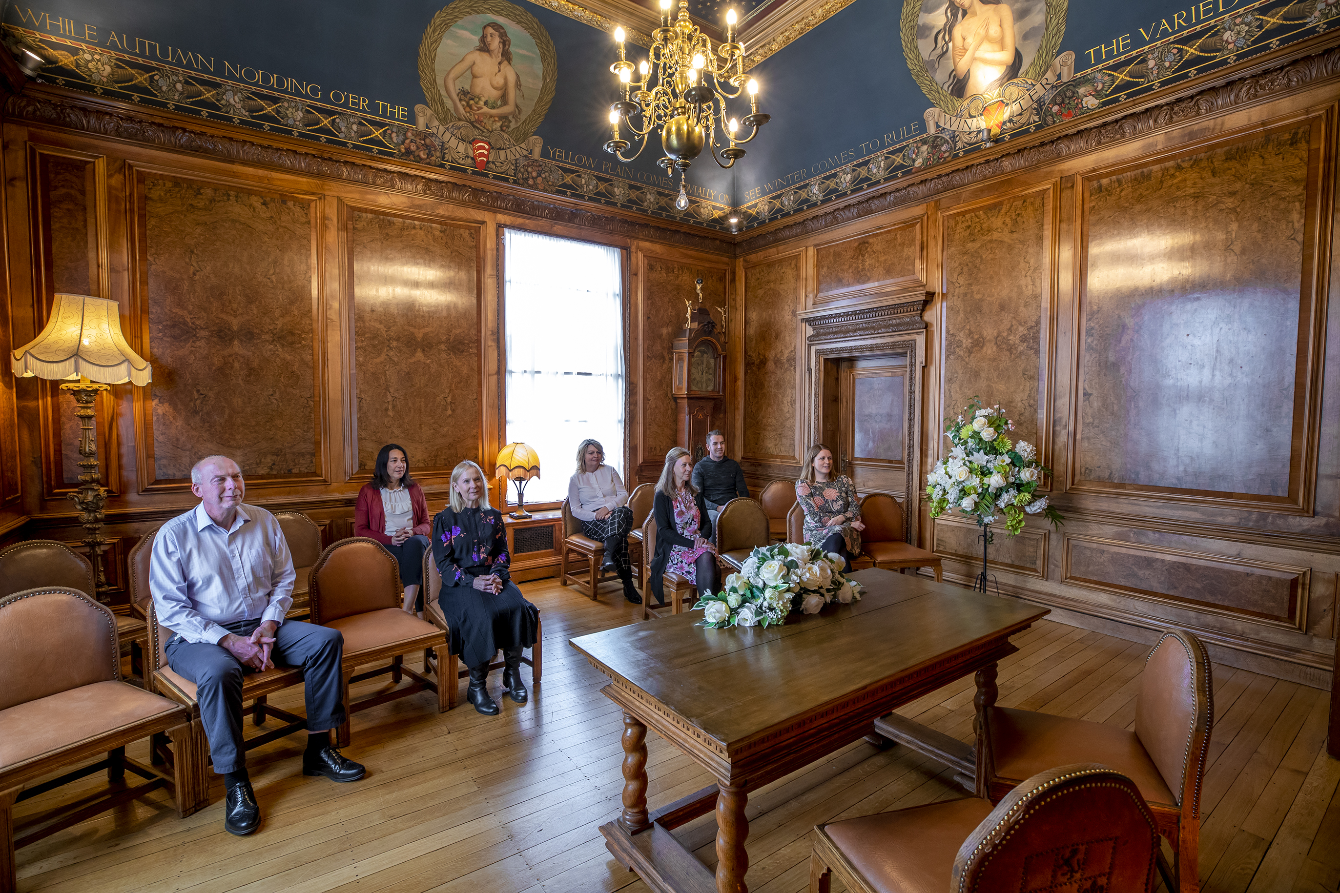 chairmans room with people in