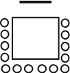 graphic of conference room layout