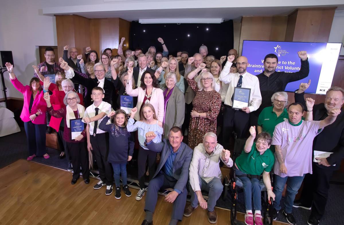 Winners and highly commended nominees for Braintree District Volunteer and Active Braintree Awards