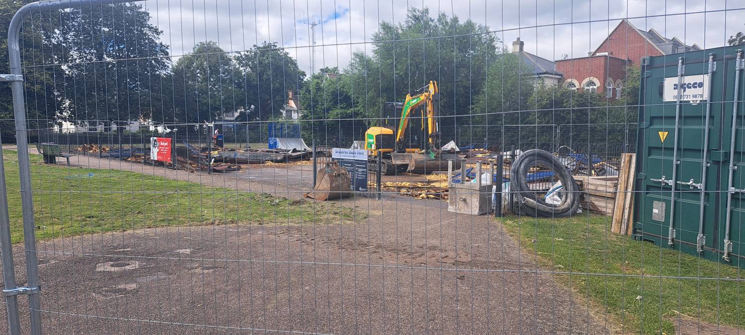 Weavers Park, Skate Park, Braintree construction image