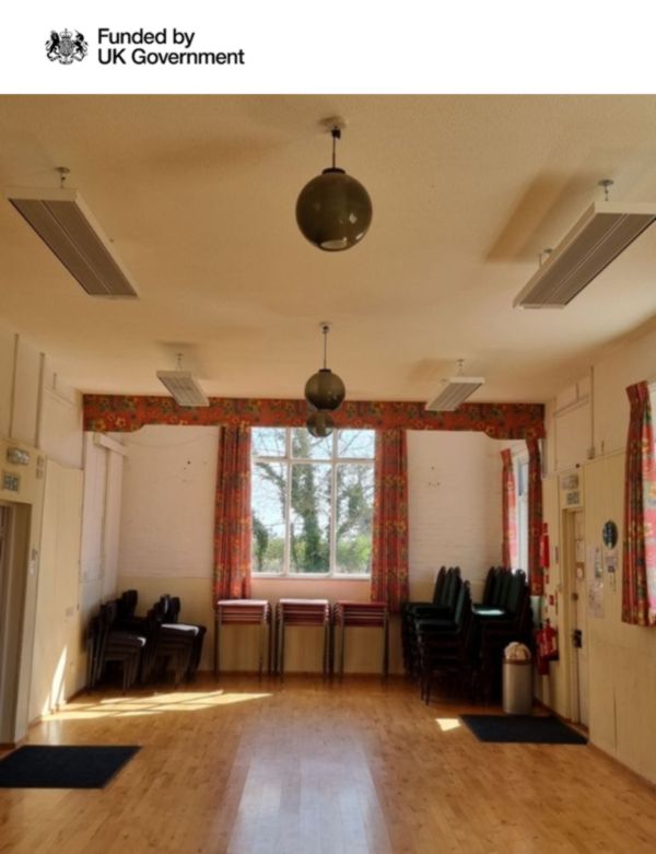 Community infrastructure grant to install an infrared thermal heating system