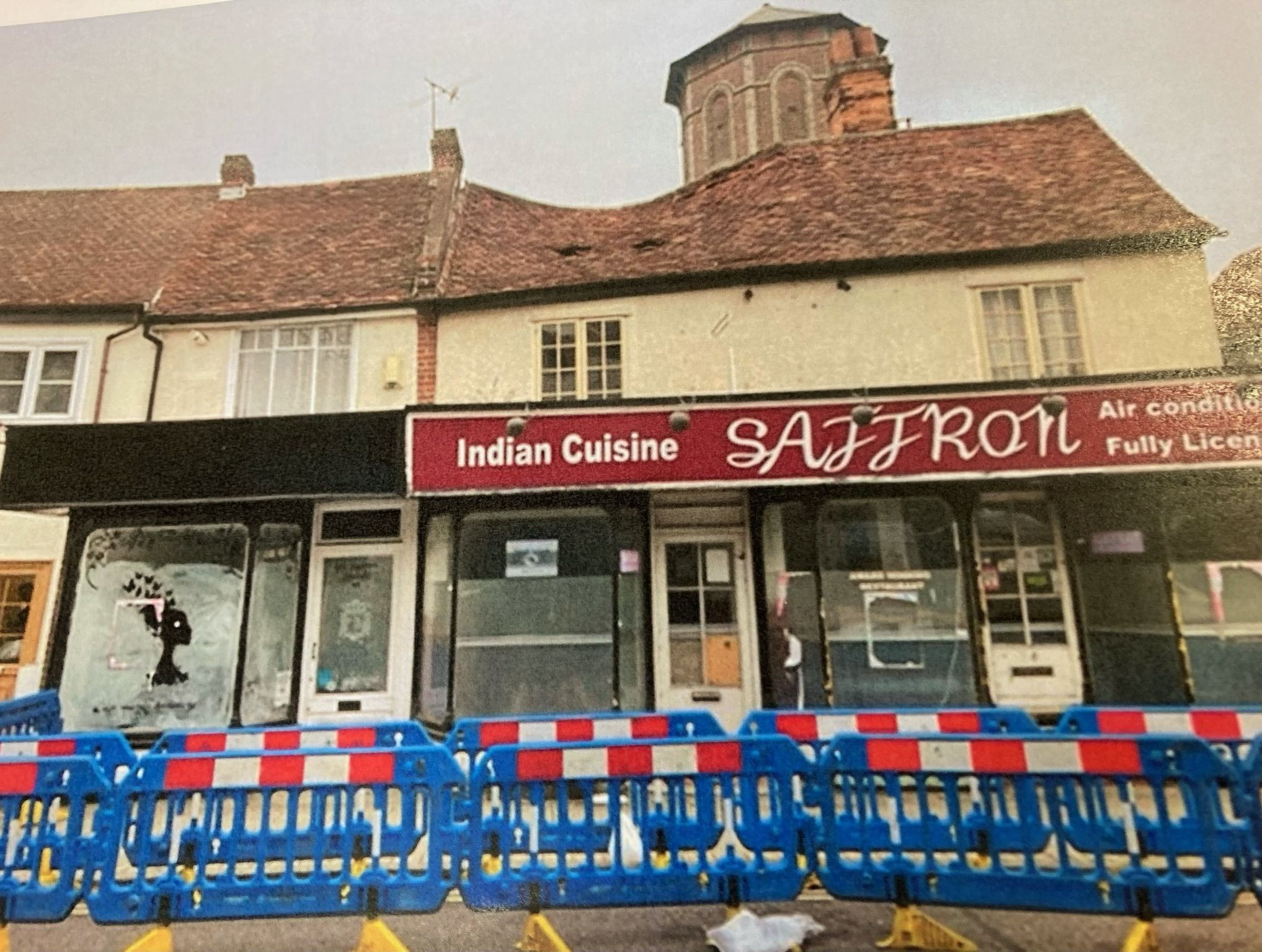 Old Saffron Indian Cuisine building on Coggeshall Road, Braintree - Image