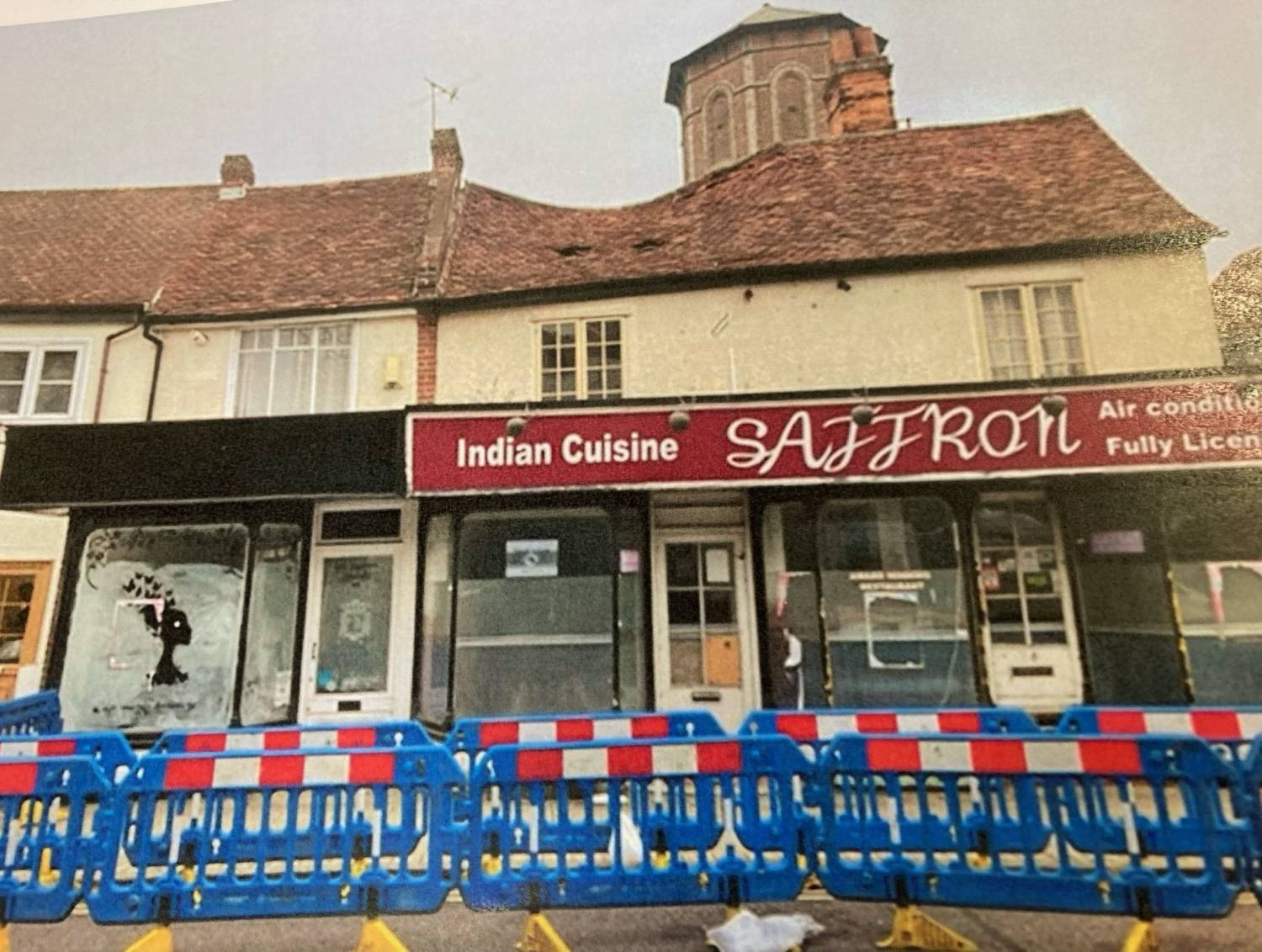 Old Saffron Indian Cuisine building on Coggeshall Road, Braintree - Image