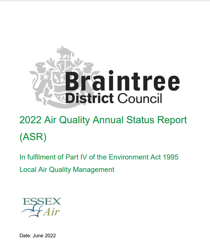 Decorative thumbnail image for Air quality report 2022 