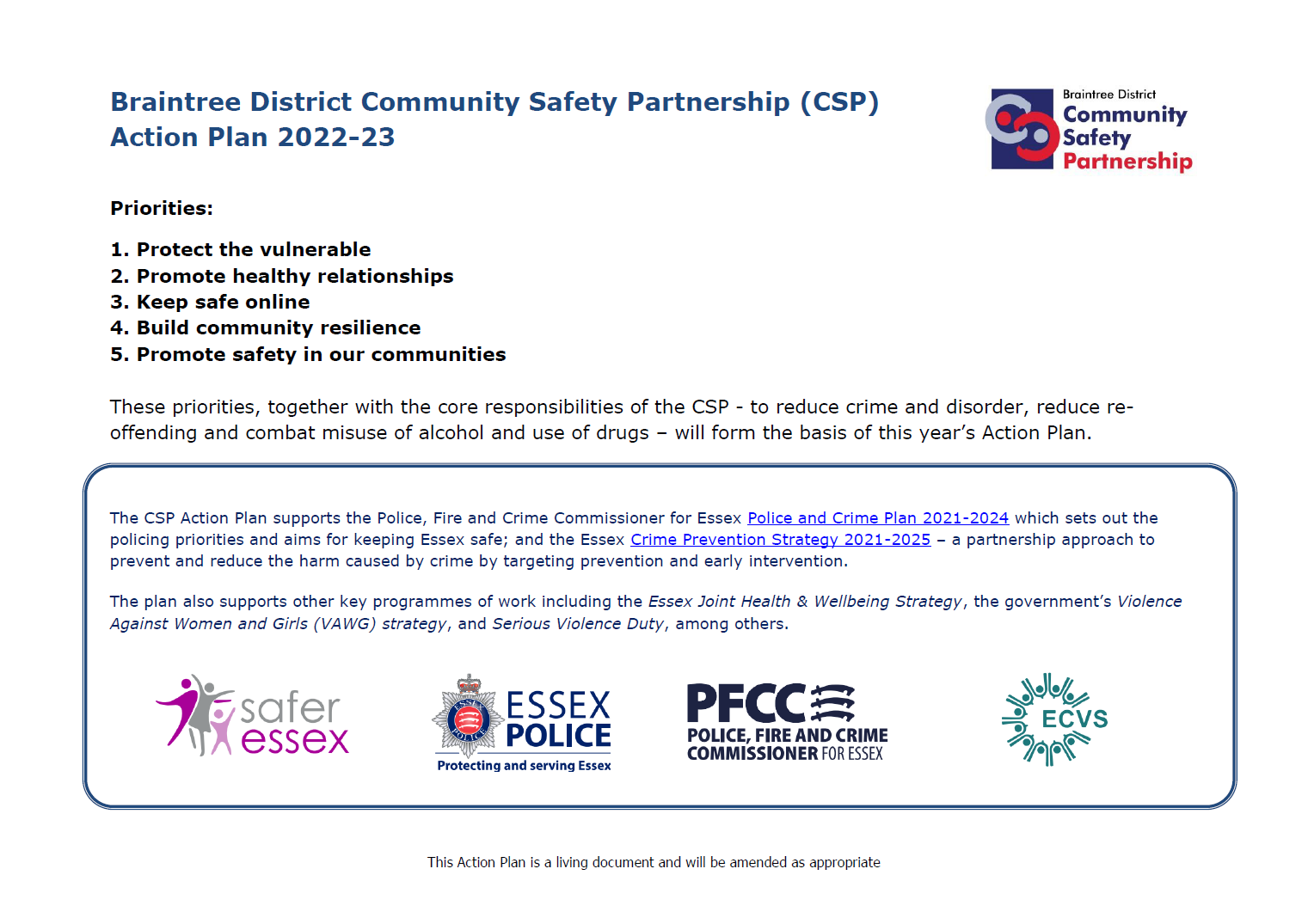Community safety partnership