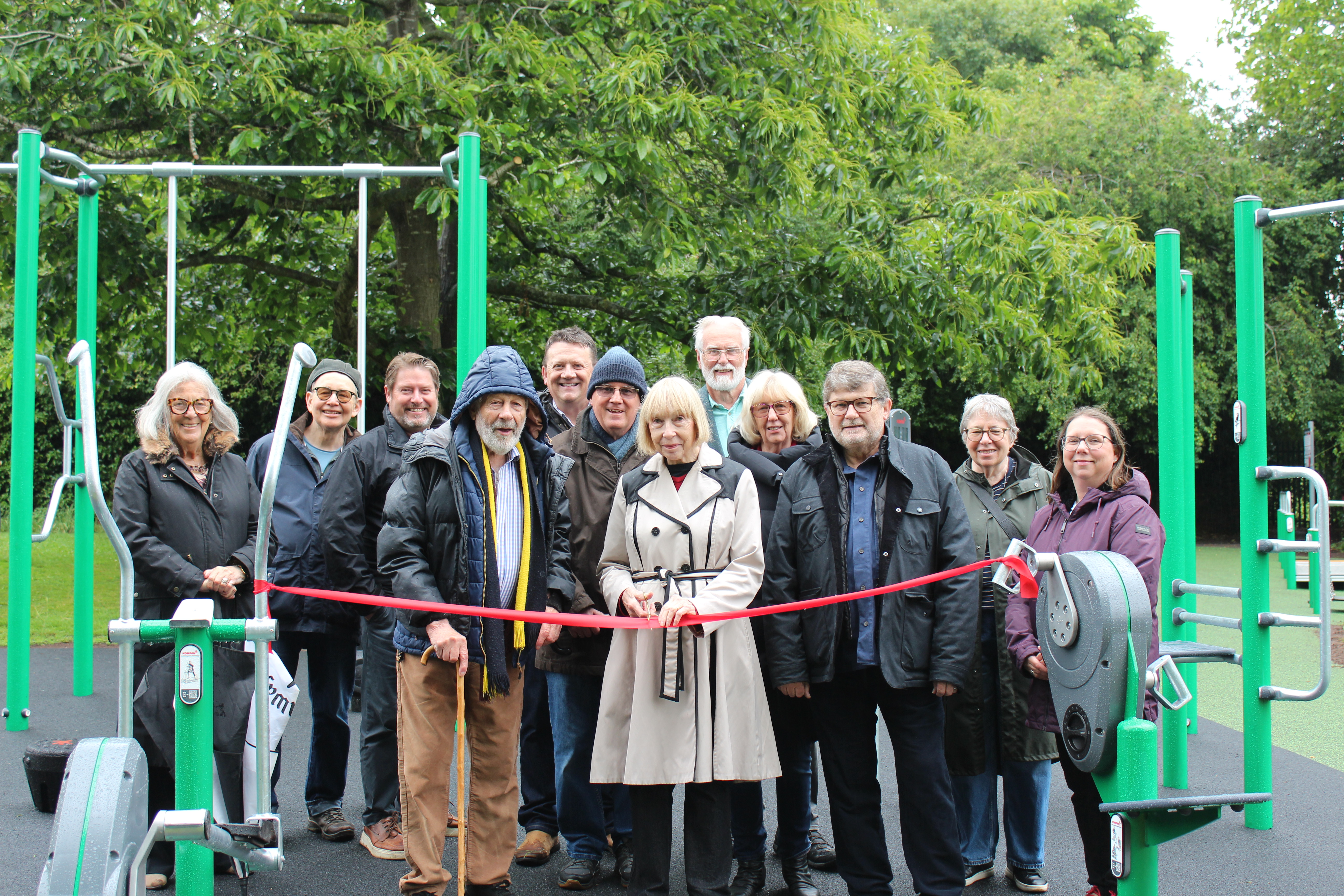 Coggeshall recreation ground ribbon cutting outdoor gym - Image