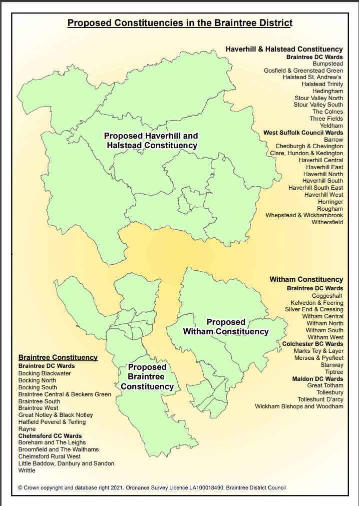Constituency Map 2023 Review of Parliamentary Constituencies