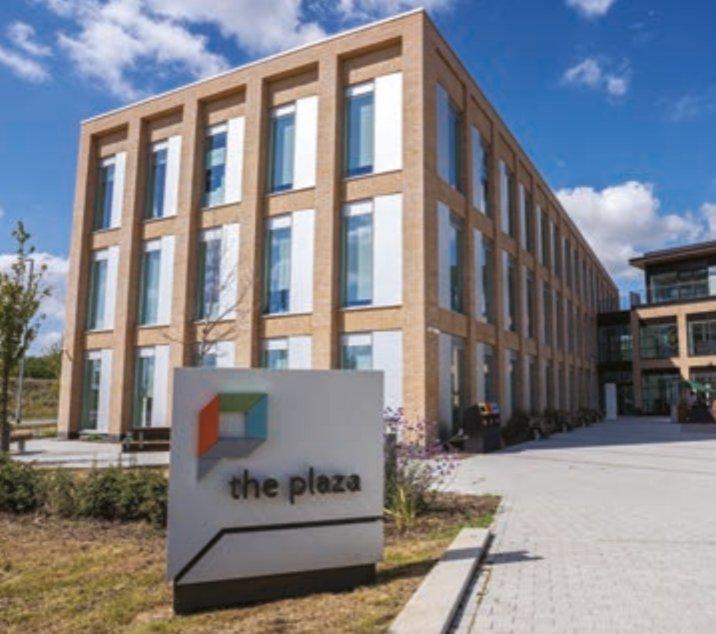 Photo of the plaza building in Braintree