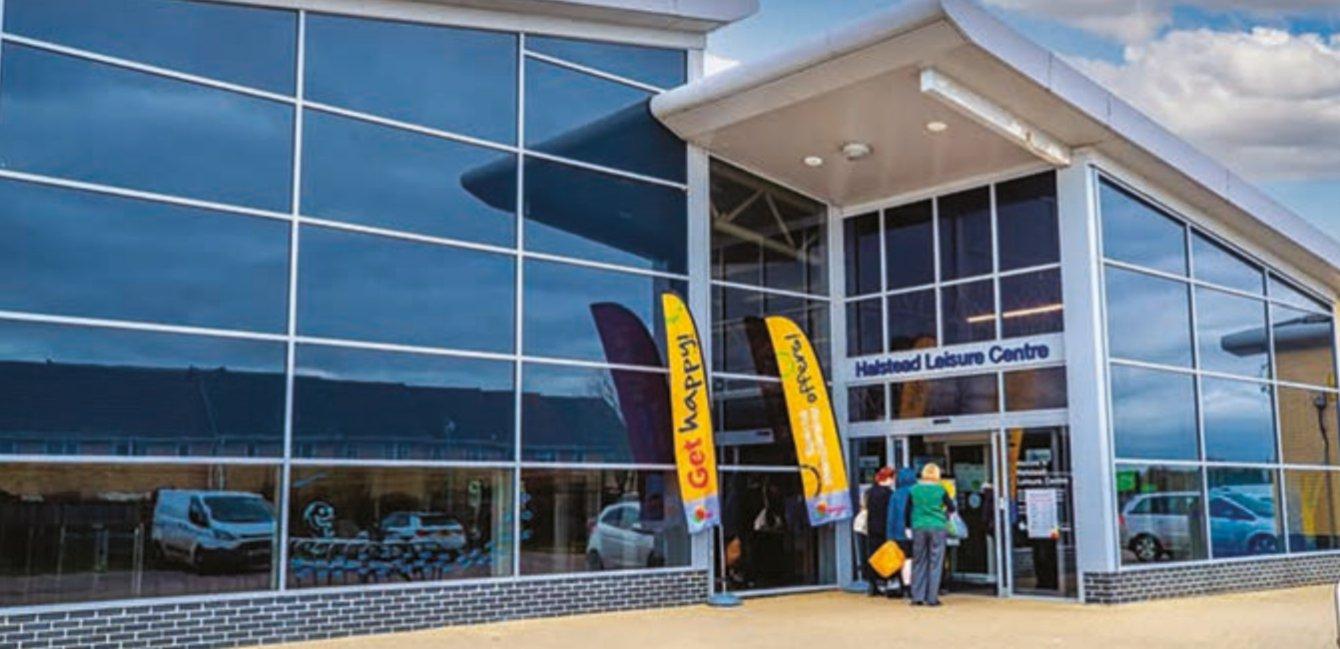 Freedom leisure centre Halstead entrance