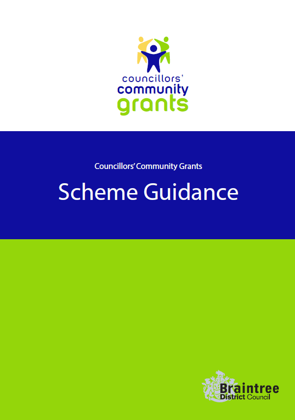 Decorative thumbnail image for Councillors community grants guidance booklet