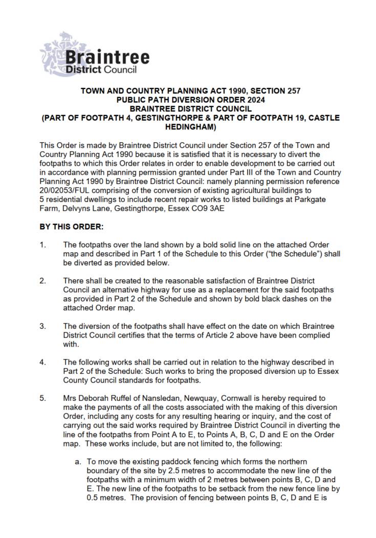 Thumbnail image of Diversion order