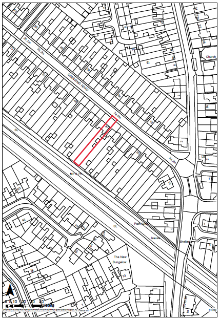 Example of location plan 1 to 1250 scale