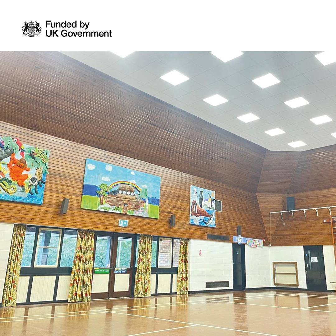 Feering Village Hall LED lights installation