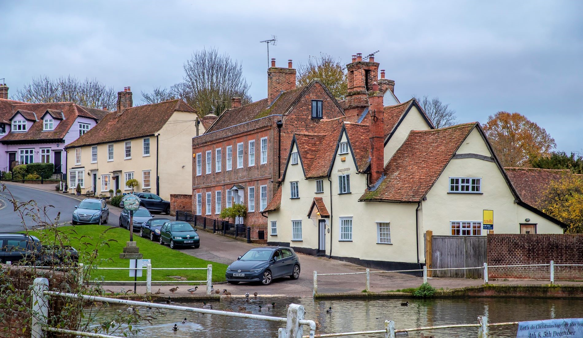 Houses in the village of Finchingfield
