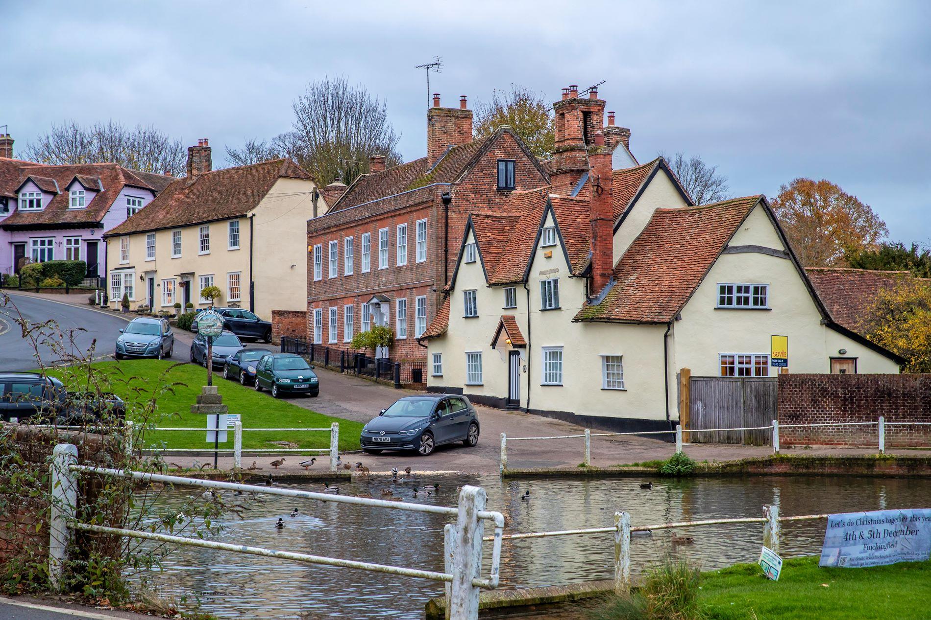 Finchingfield and green pond