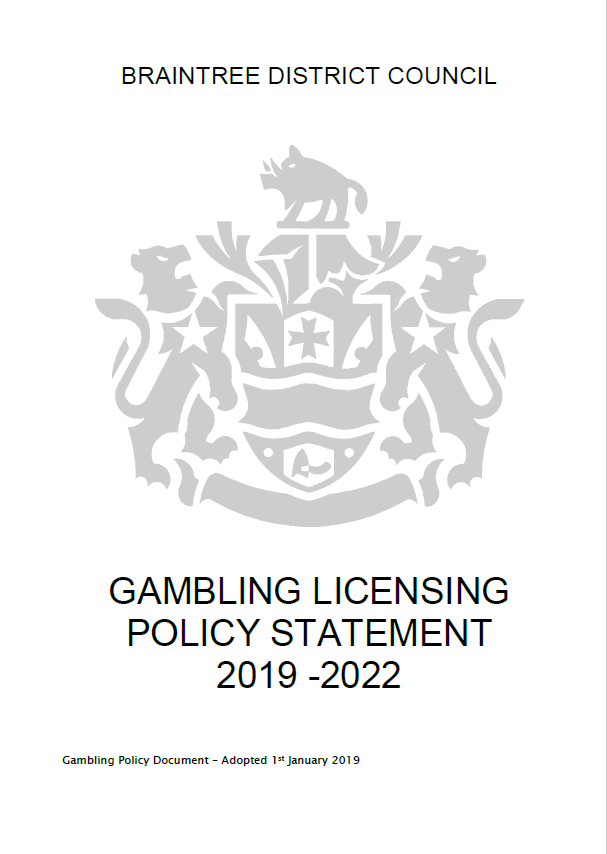 Decorative thumbnail for the Gambling licensing policy statement