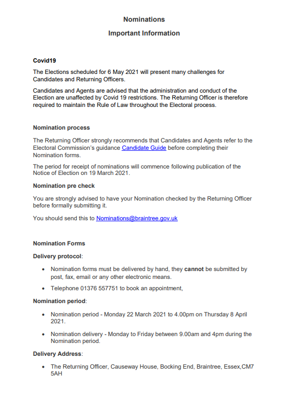 Decorative thumbnail image for Guidance for the nomination process 