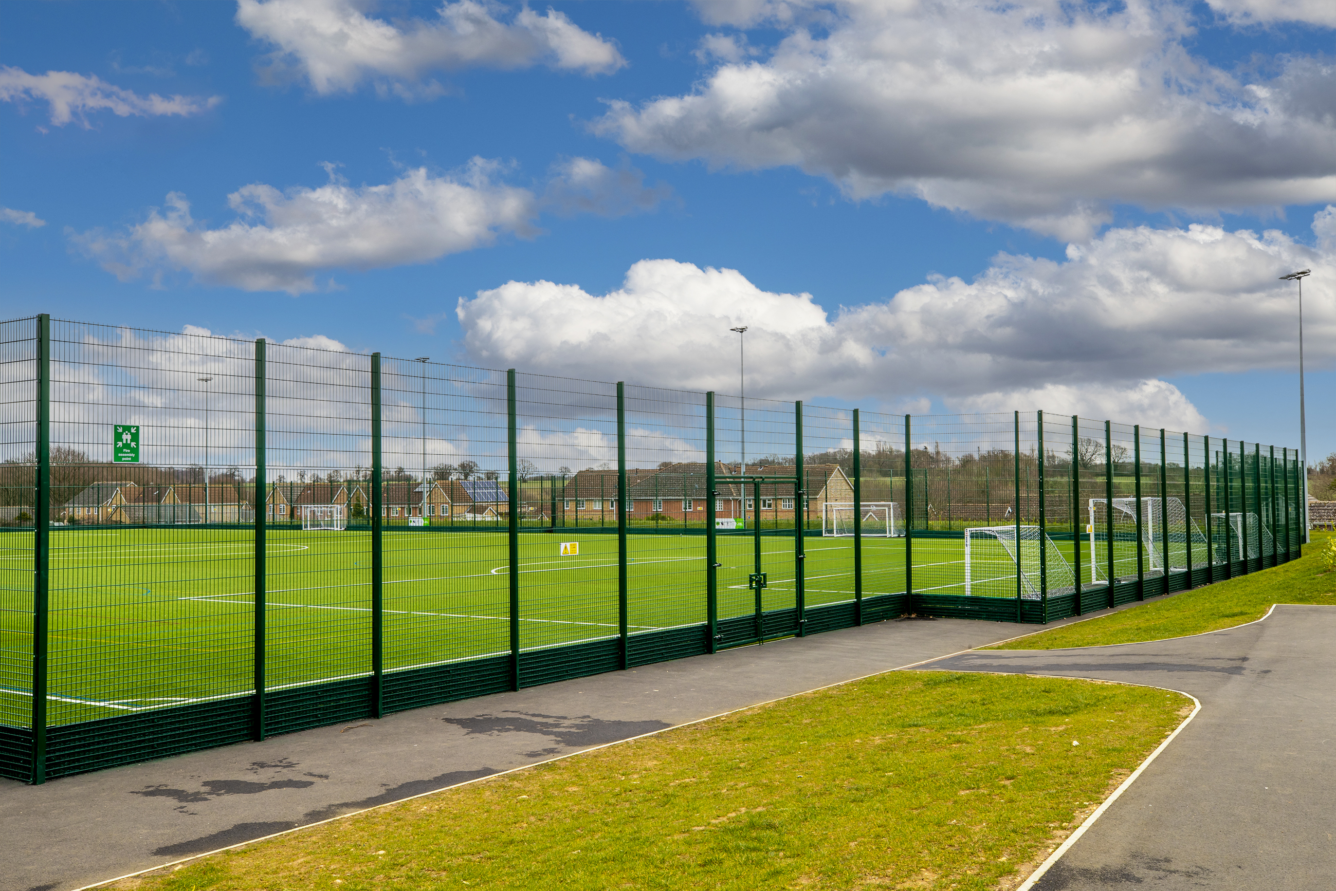 Halstead leisure centre of a artificial grass pitch - Image