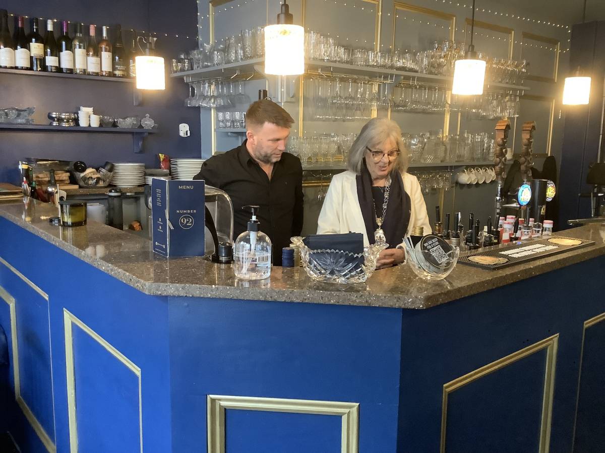 Chairman visits local business in Braintree High Street as part of