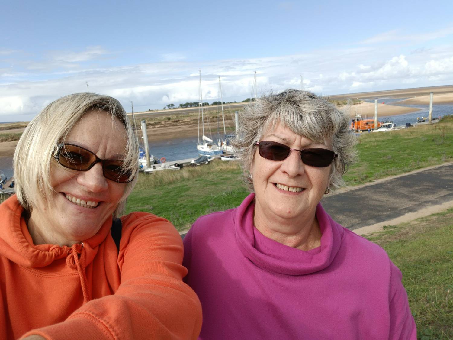 Two ladies smiling. Olga left and janice right ukraine guest and sponsor - Image