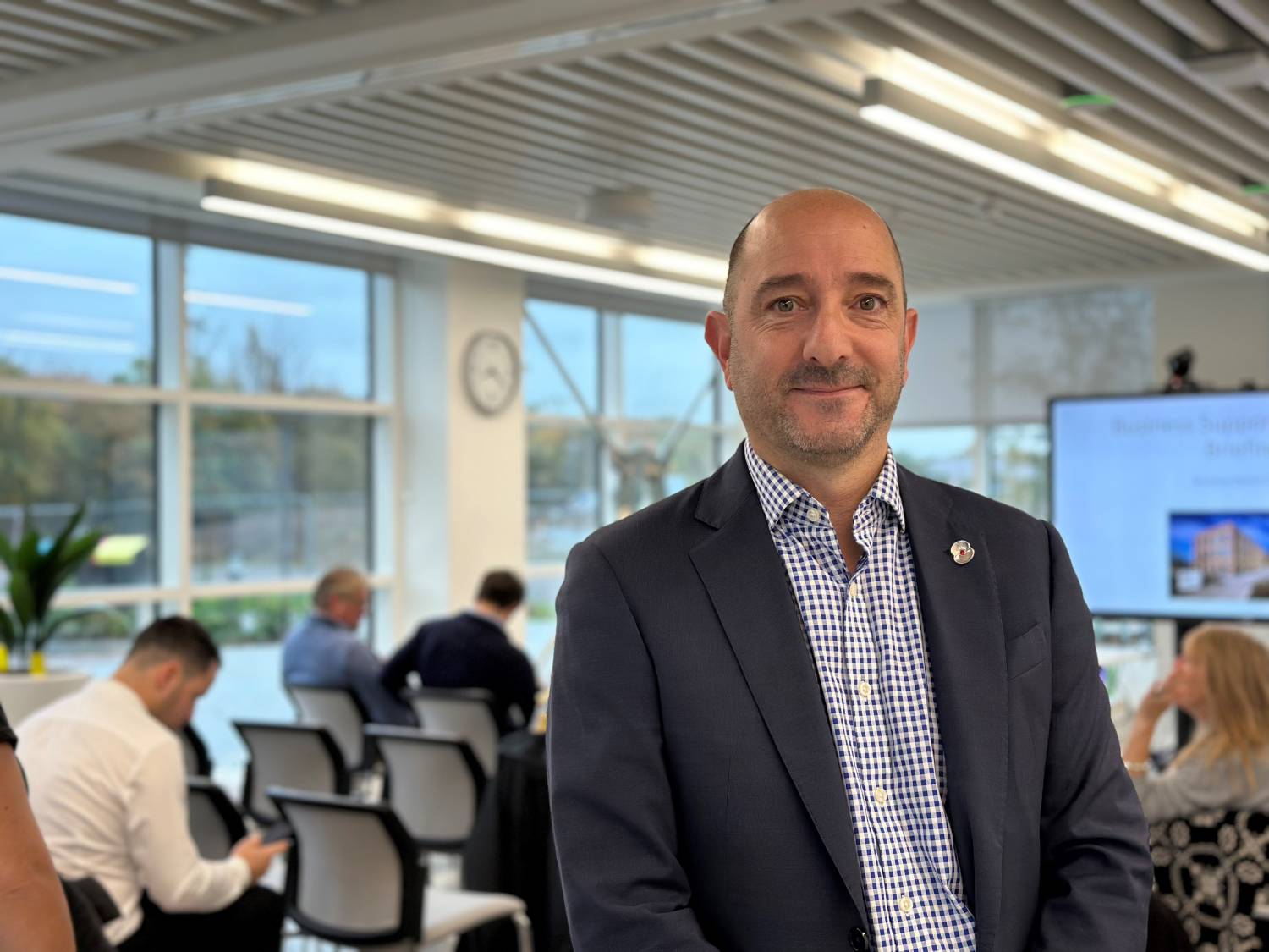 Cllr Frankie Ricci, Cabinet Member for Economic Growth and Infrastructure at Braintree District Council, at the last business support networking event