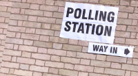 Polling station signage - Image