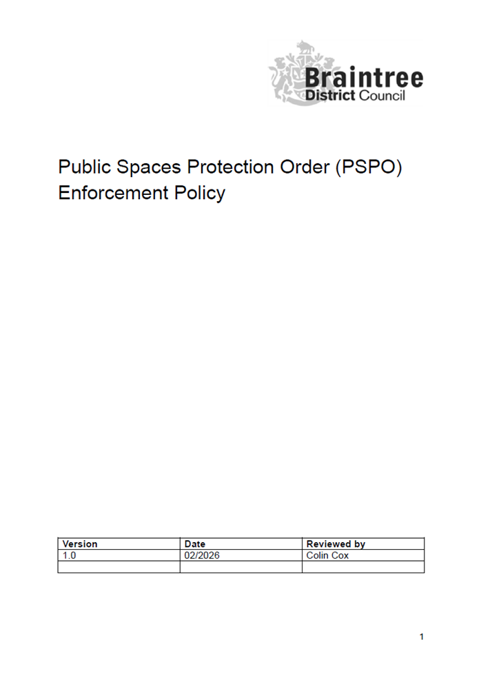 Public spaces protection order pspo enforcement policy download thumbnail