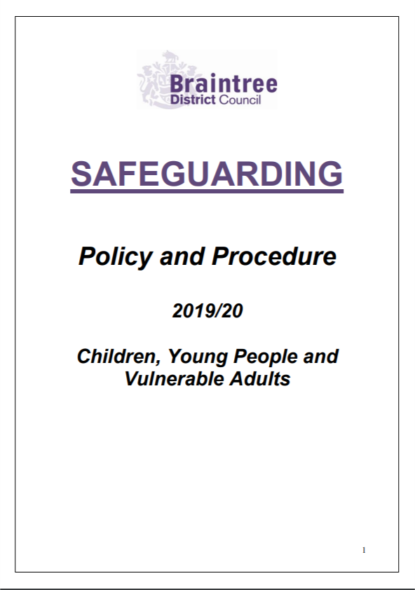 Safeguarding policy thumbnail