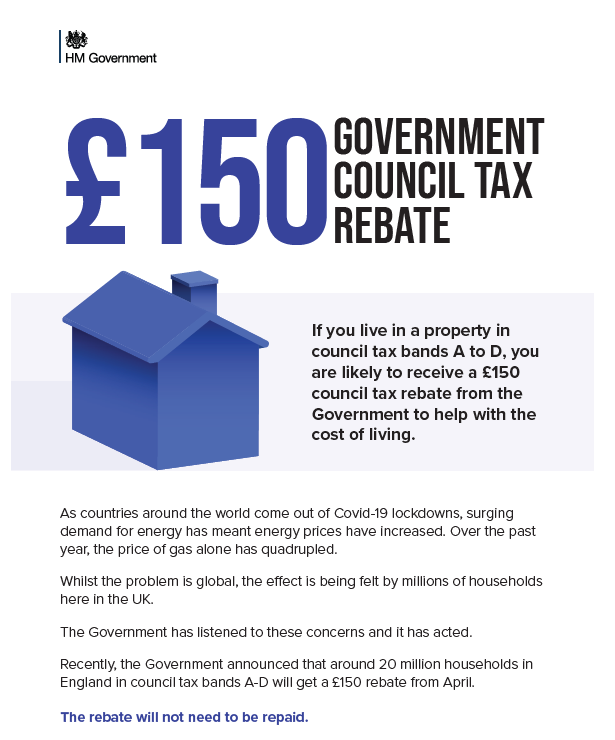 Government Council Tax Rebate Flyer Braintree District Council