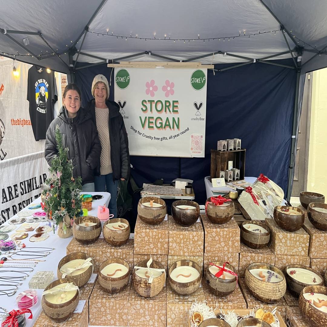 Stall holders at Store vegan