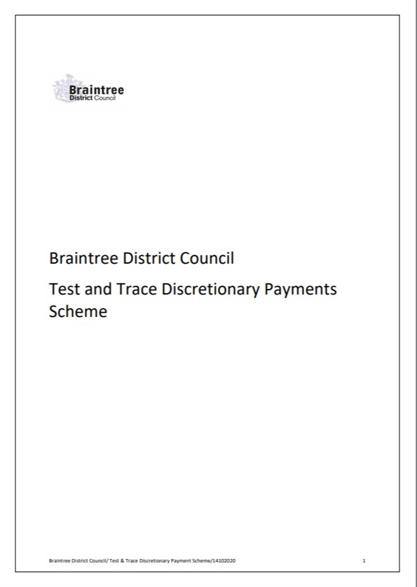 Test and trace discretionary payments scheme thumbnail