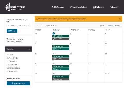 Decorative thumbnail image for the Waste Management Portal
