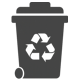 Household bin information icon