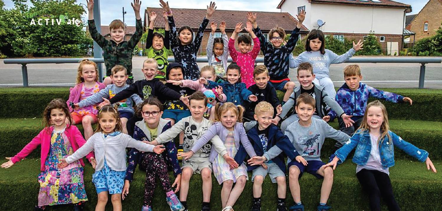 Essex ActivAte image children taking part in the programme
