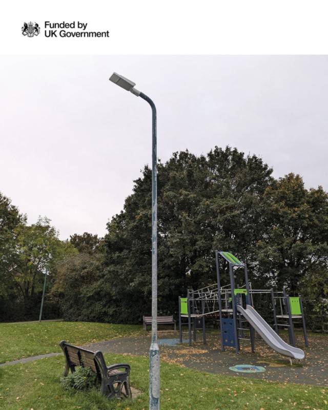 Great Notley Parish Council Streetlight LED installation
