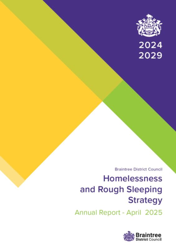homelessness and rough sleeping strategy annual report april 2025 front cover preview