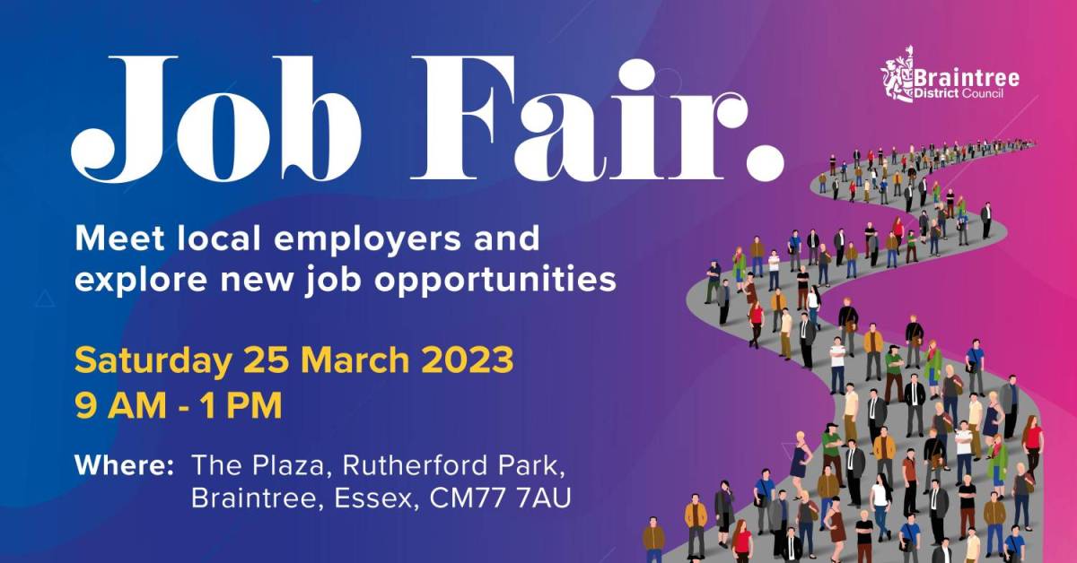 Job Fair returns for 2023 Braintree District Council