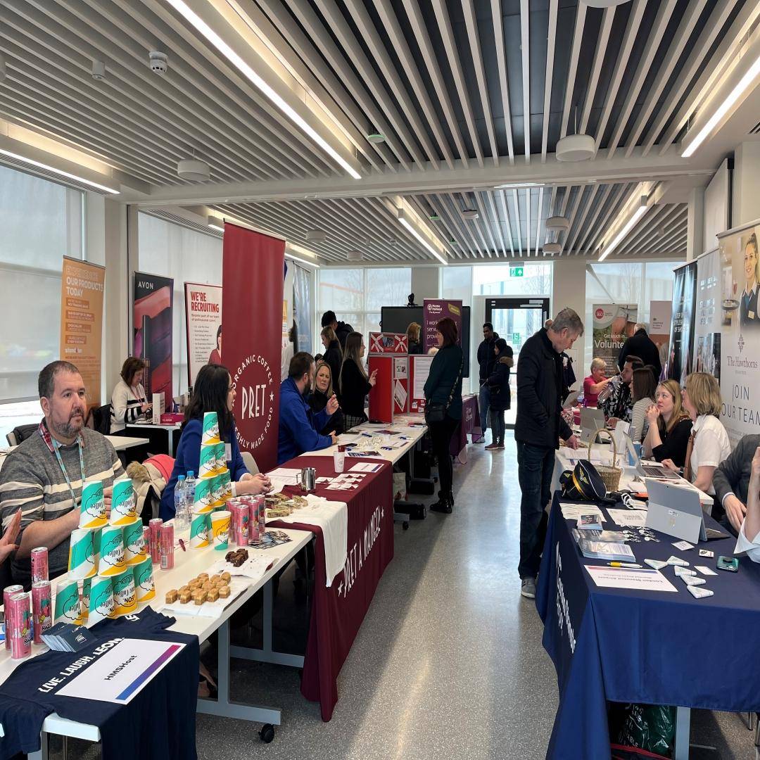 Job Fair stalls