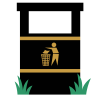 Decorative thumbnail for litter bins