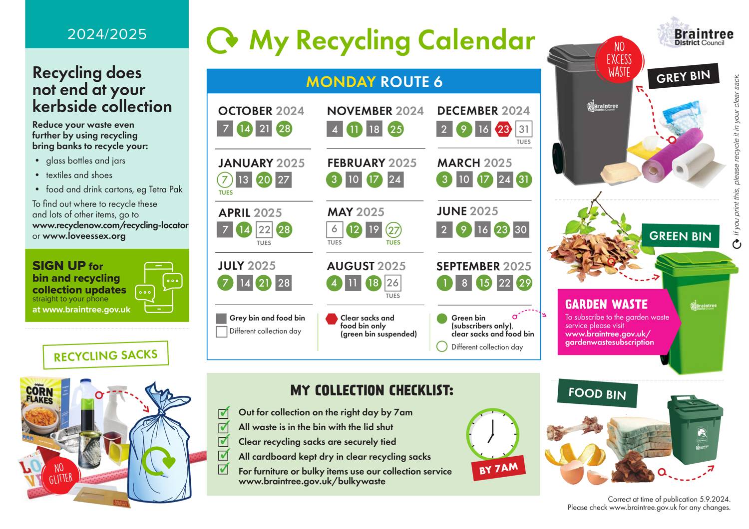 Decorative thumbnail image for collection calendar route 6