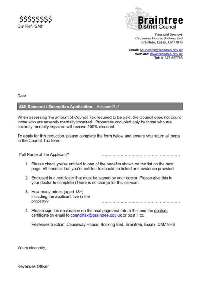 Decorative thumbnail image for Severley mentally impaired council tax disregard download